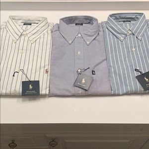 NWT: Bundled 100% Cotton Ralph Lauren Button Downs